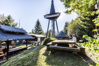 Rast beim Gugelturm Rast beim Gugelturm
