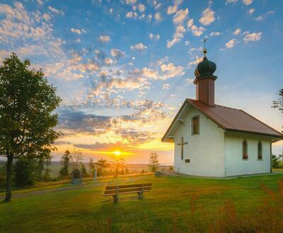 �dlandkapelle mit Aussicht nach Herrischried
