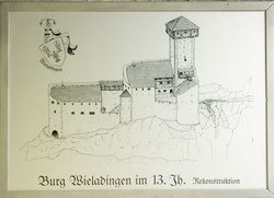 Rekonstruktion der Burgruine Wieladingen