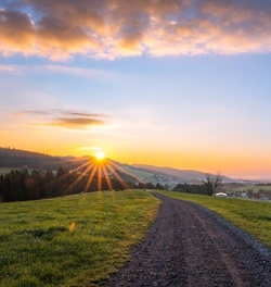 Sonnenaufgang im Hotzenwald Sonnenaufgang im Hotzenwald